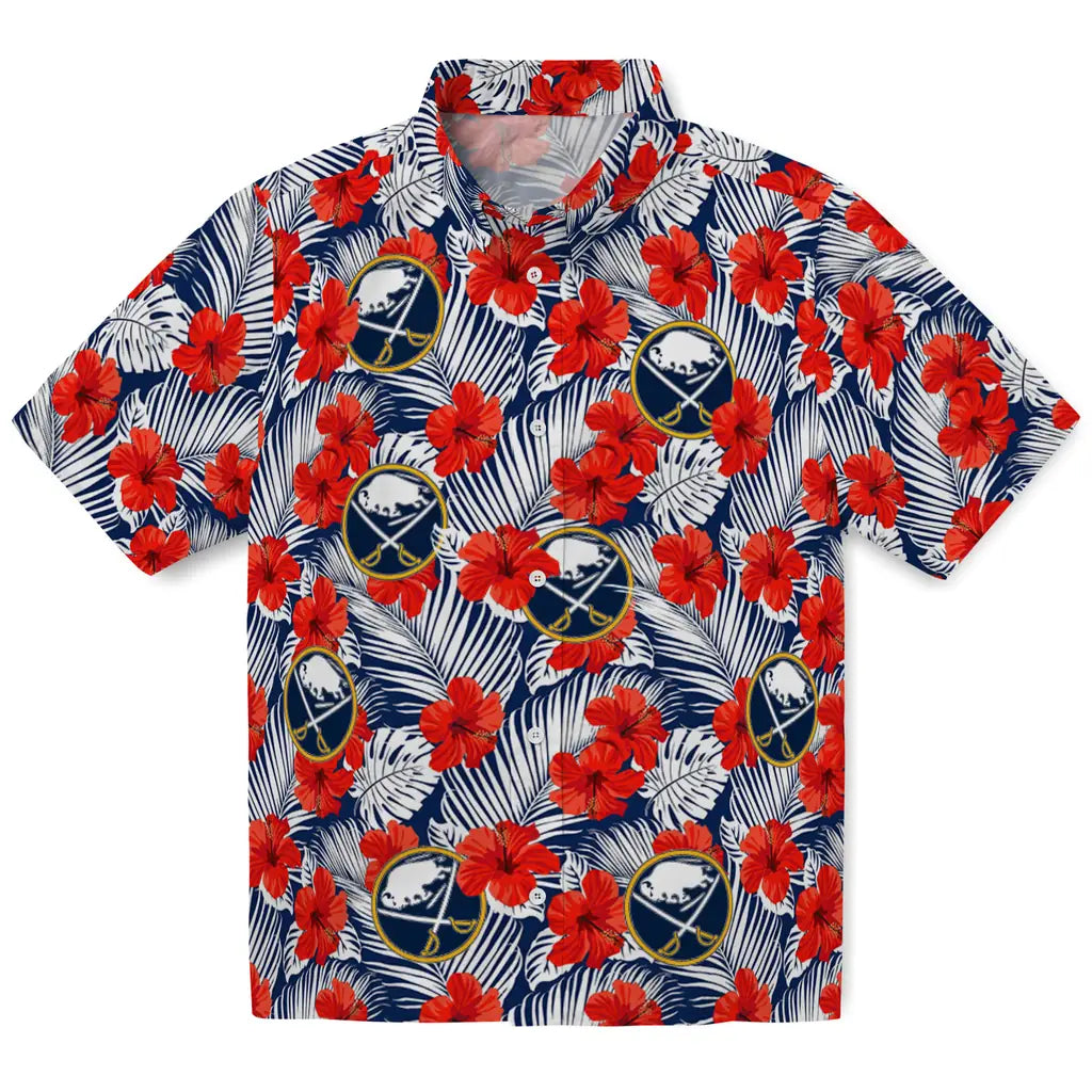Buffalo Sabres Hawaiian Shirt - Hibiscus Fiesta – Moonbestprint