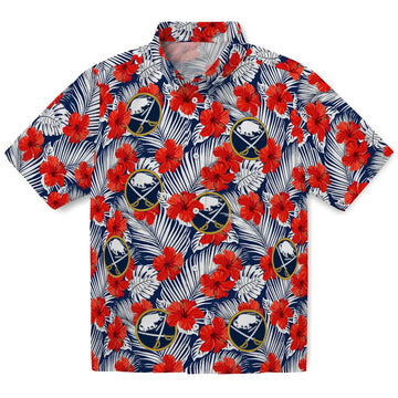 Buffalo Sabres Hawaiian Shirt - Hibiscus Fiesta – Moonbestprint