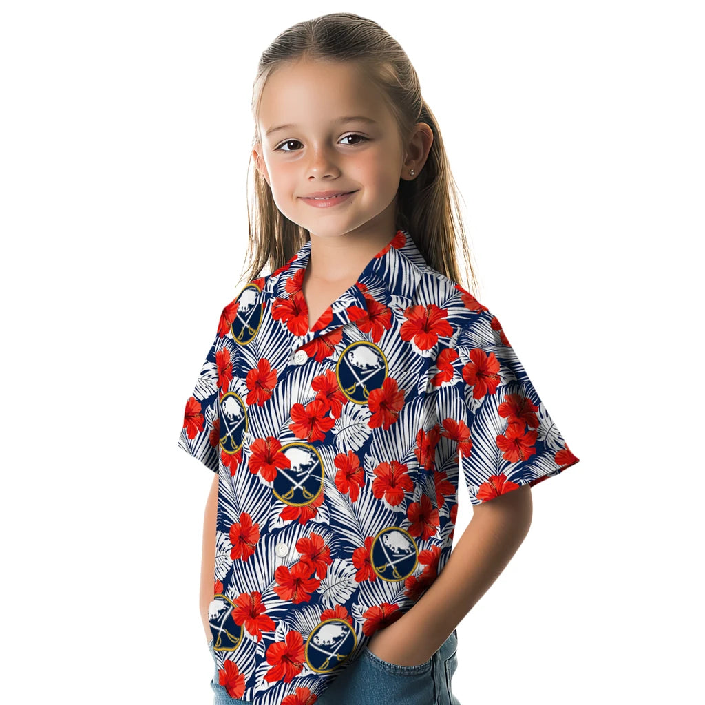 Buffalo Sabres Hawaiian Shirt - Hibiscus Fiesta – Moonbestprint