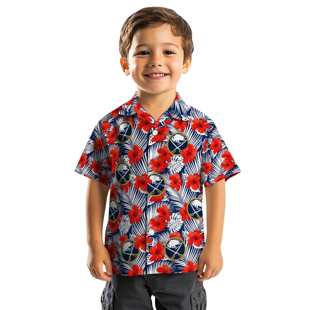 Buffalo Sabres Hawaiian Shirt - Hibiscus Fiesta – Moonbestprint