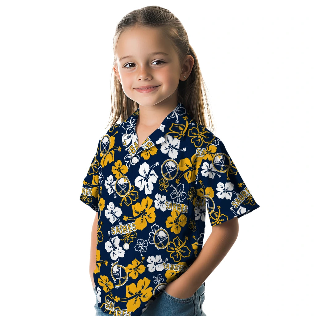 Buffalo Sabres Hawaiian Shirt - Hibiscus Flower Design – Moonbestprint