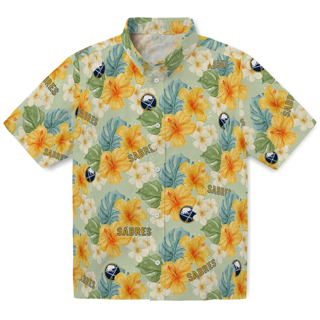 Buffalo Sabres Hawaiian Shirt - Hibiscus Mood – Moonbestprint