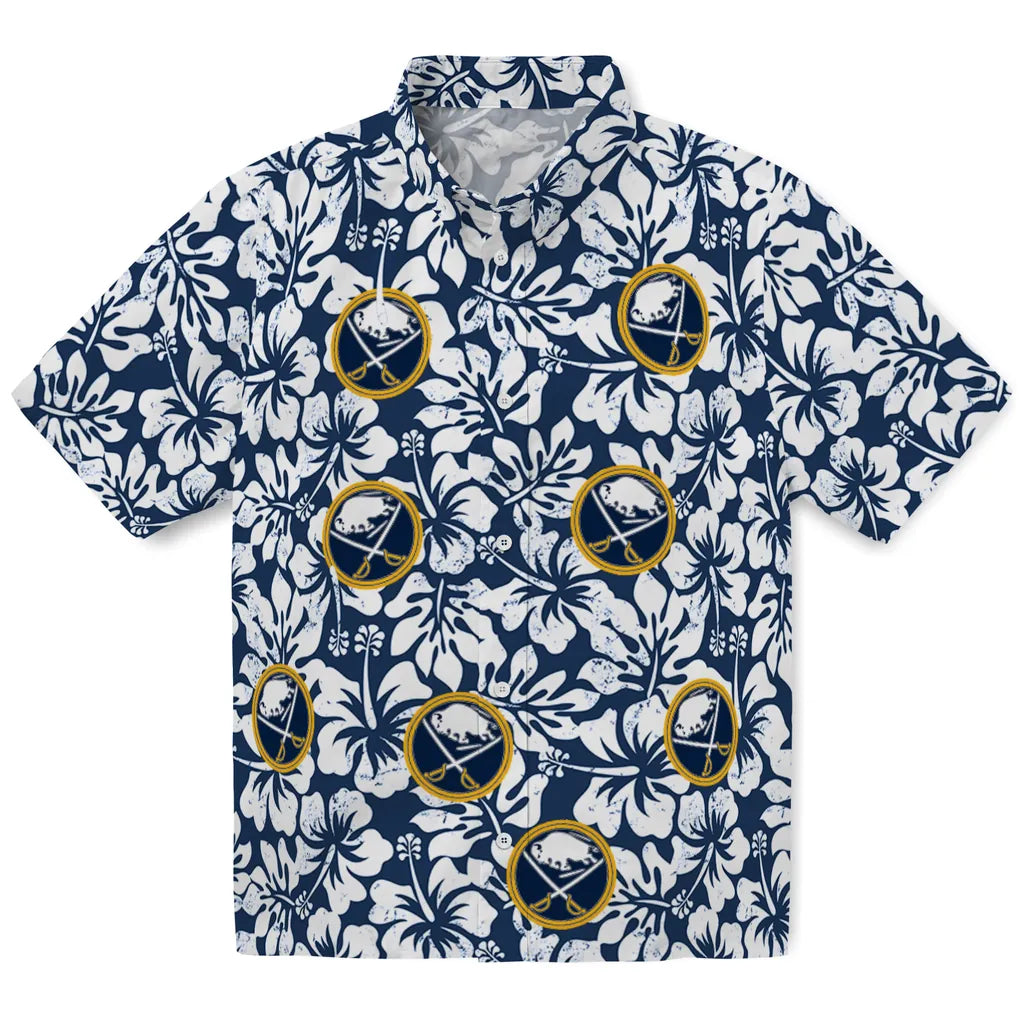 Buffalo Sabres Hawaiian Shirt - Hibiscus Motif – Moonbestprint