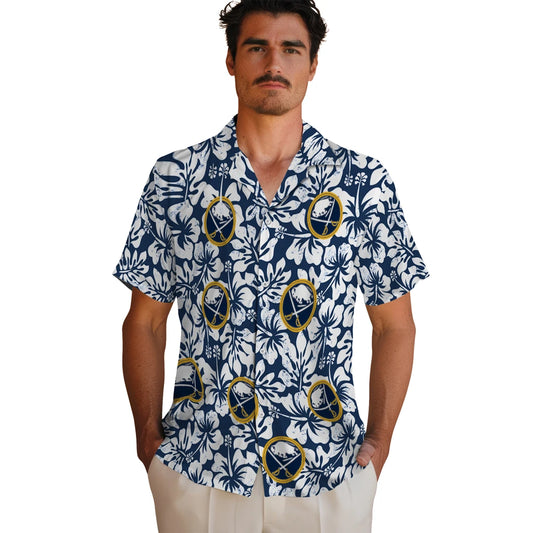 Buffalo Sabres Hawaiian Shirt - Hibiscus Motif – Moonbestprint