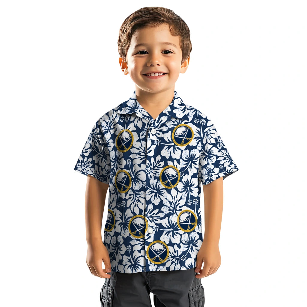 Buffalo Sabres Hawaiian Shirt - Hibiscus Motif – Moonbestprint