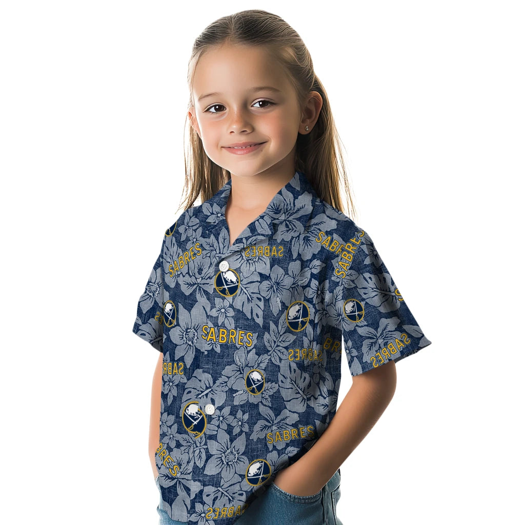 Buffalo Sabres Hawaiian Shirt - Hibiscus Oasis – Moonbestprint