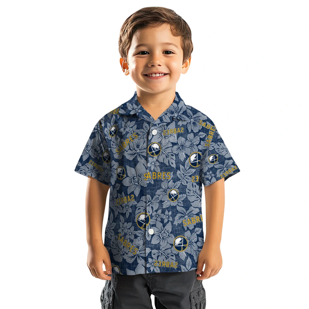Buffalo Sabres Hawaiian Shirt - Hibiscus Oasis – Moonbestprint