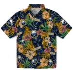 Buffalo Sabres Hawaiian Shirt - Hibiscus Tiki Jungle – Moonbestprint