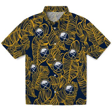 Buffalo Sabres Hawaiian Shirt - Leaf Outline – Moonbestprint