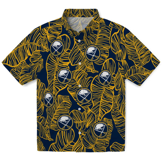 Buffalo Sabres Hawaiian Shirt - Leaf Outline – Moonbestprint