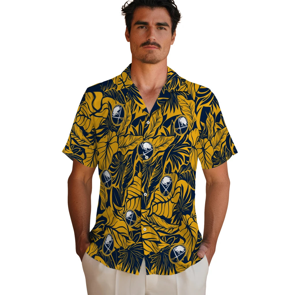 Buffalo Sabres Hawaiian Shirt - Monstera Layer – Moonbestprint