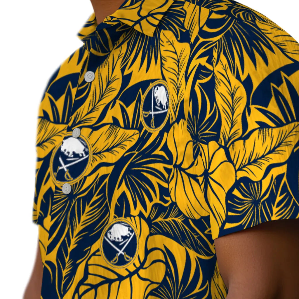 Buffalo Sabres Hawaiian Shirt - Monstera Layer – Moonbestprint