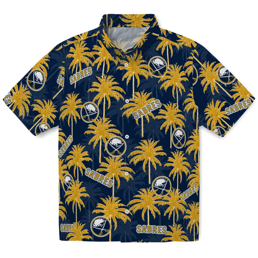 Buffalo Sabres Hawaiian Shirt - Palm Tree Motif - Moonbestprint