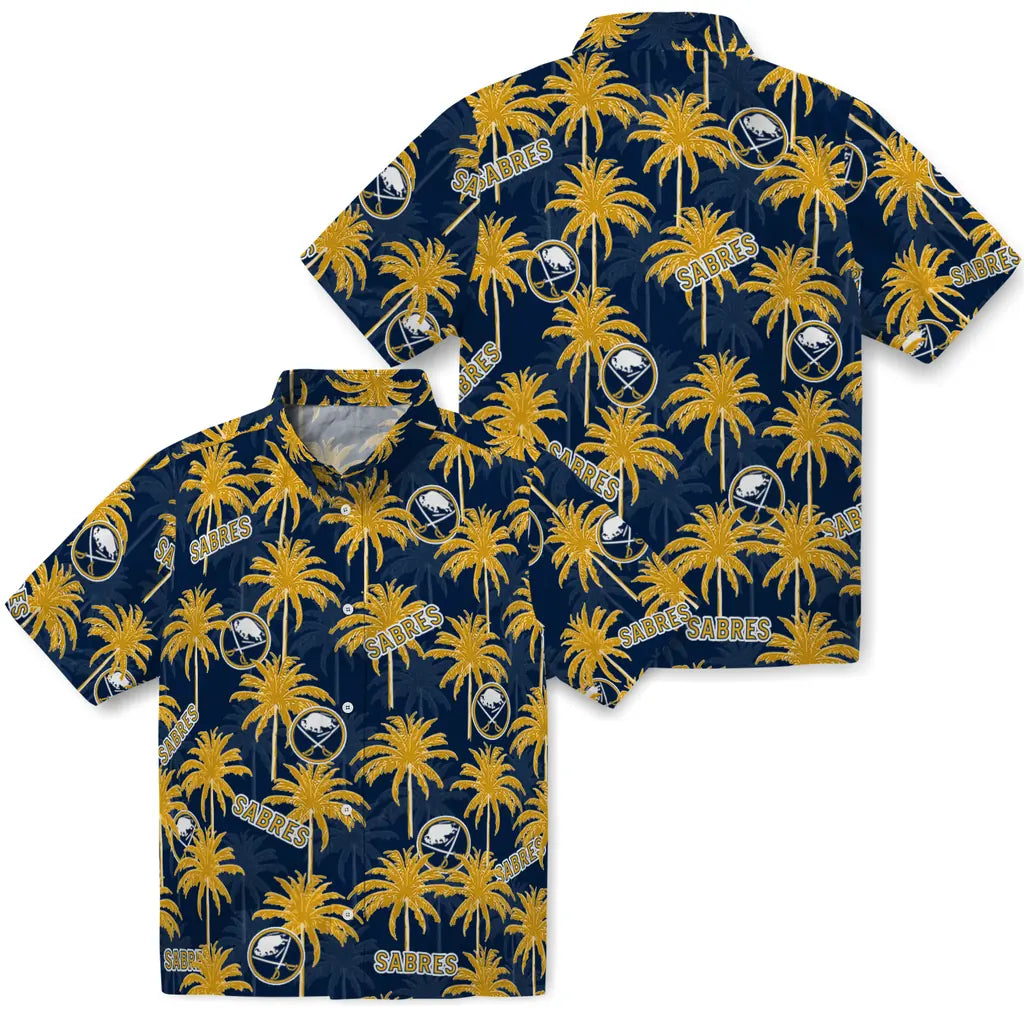 Buffalo Sabres Hawaiian Shirt - Palm Tree Motif – Moonbestprint