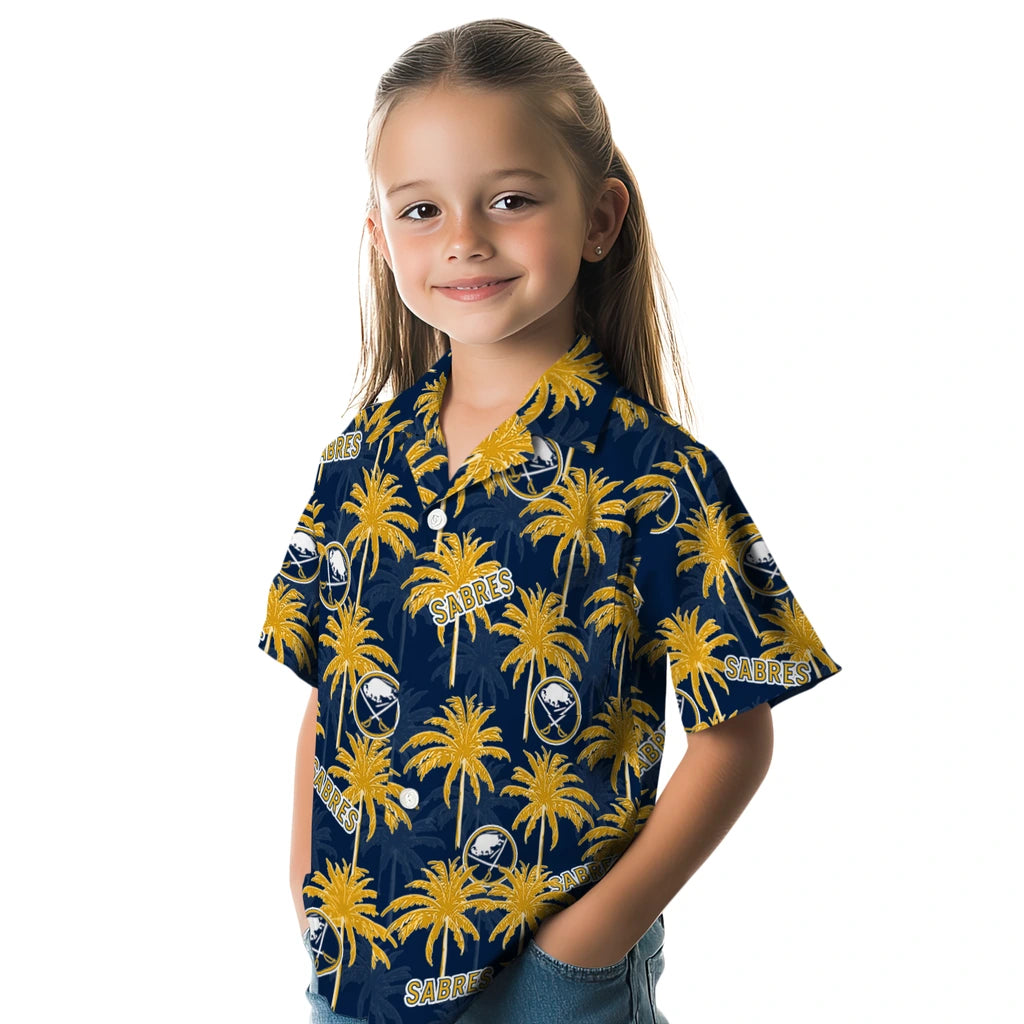 Buffalo Sabres Hawaiian Shirt - Palm Tree Motif – Moonbestprint