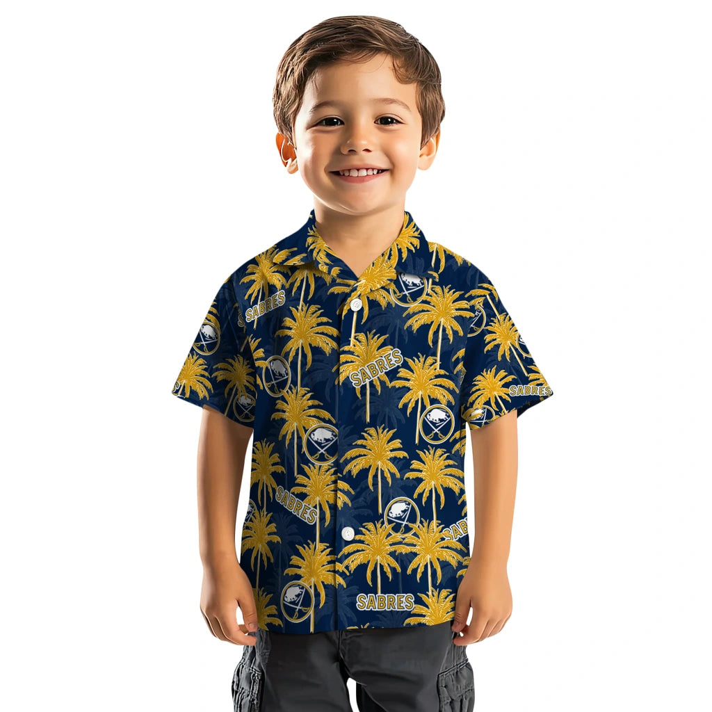 Buffalo Sabres Hawaiian Shirt - Palm Tree Motif – Moonbestprint