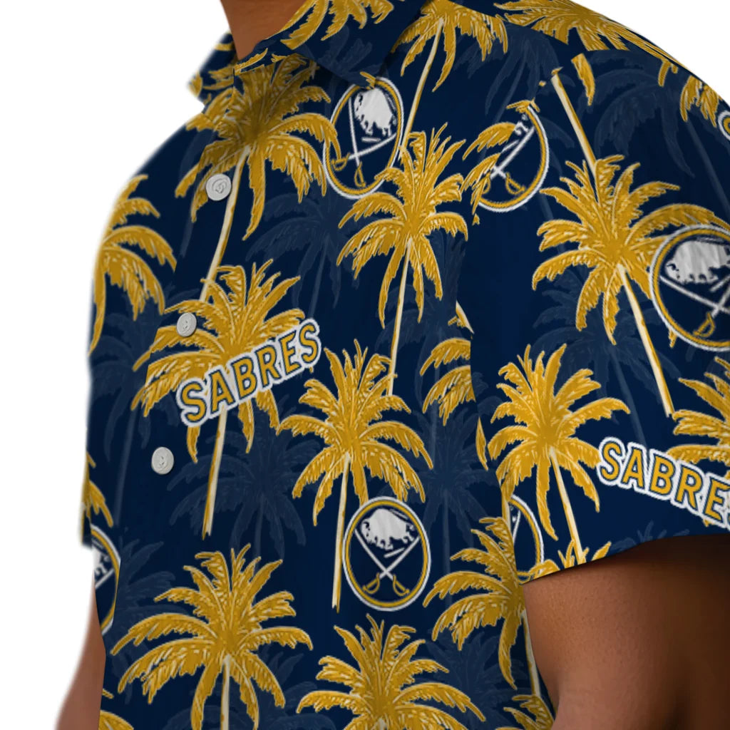 Buffalo Sabres Hawaiian Shirt - Palm Tree Motif – Moonbestprint
