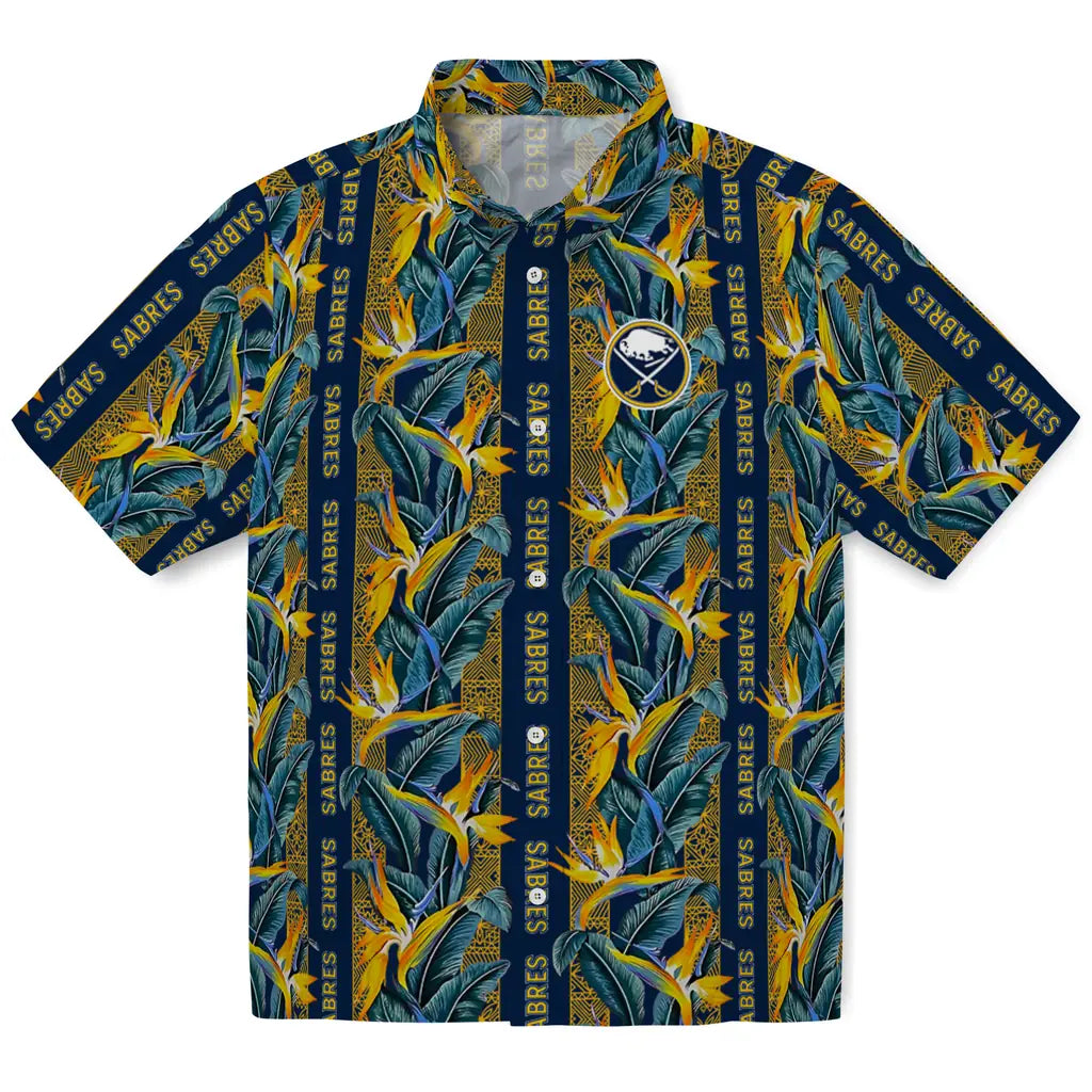 Buffalo Sabres Hawaiian Shirt - Paradise Vines - Moonbestprint