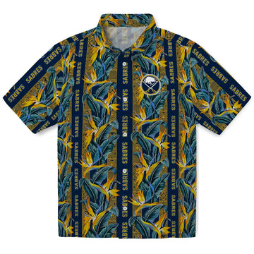 Buffalo Sabres Hawaiian Shirt - Paradise Vines - Moonbestprint