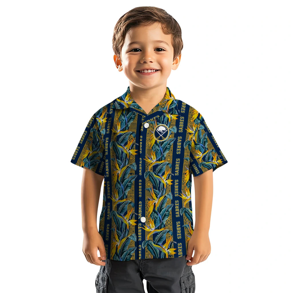 Buffalo Sabres Hawaiian Shirt - Paradise Vines - Moonbestprint