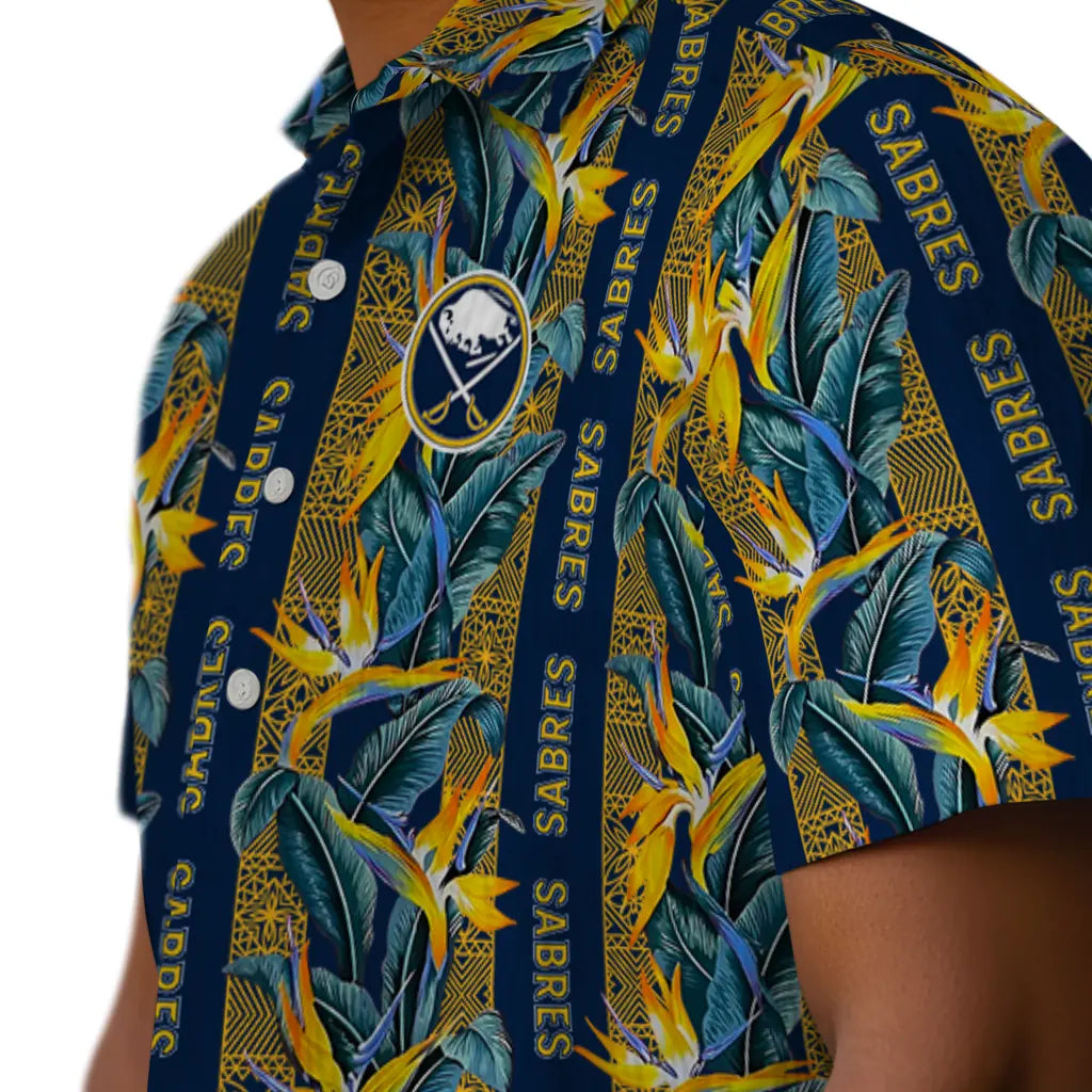 Buffalo Sabres Hawaiian Shirt - Paradise Vines - Moonbestprint