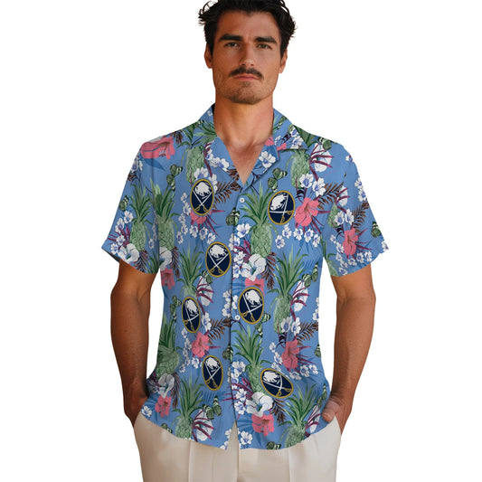 Buffalo Sabres Hawaiian Shirt - Pineapple Bouquet – Moonbestprint
