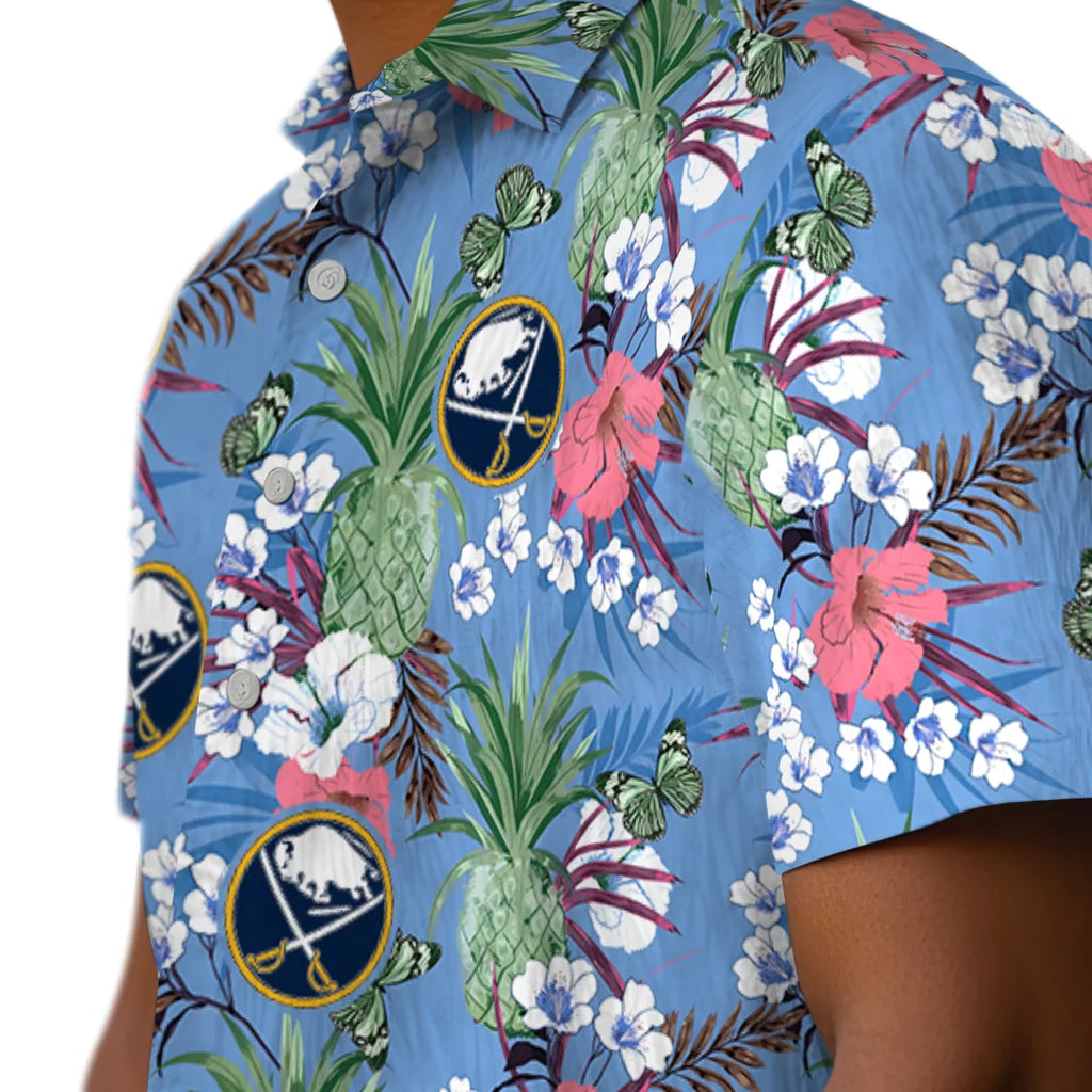 Buffalo Sabres Hawaiian Shirt - Pineapple Bouquet – Moonbestprint