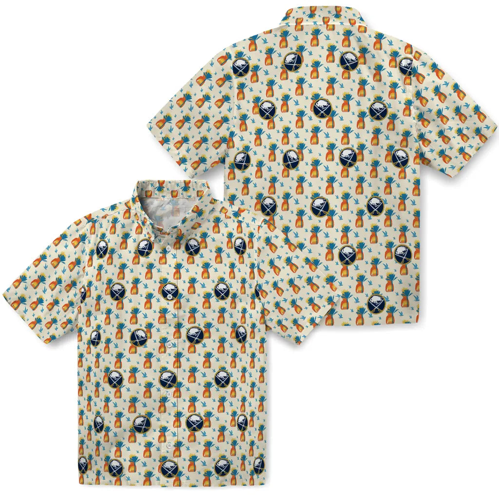 Buffalo Sabres Hawaiian Shirt - Pineapple Delight – Moonbestprint