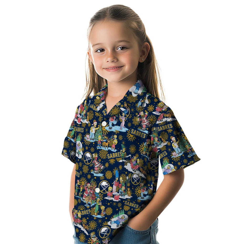 Buffalo Sabres Hawaiian Shirt - Simpsons Christmas – Moonbestprint