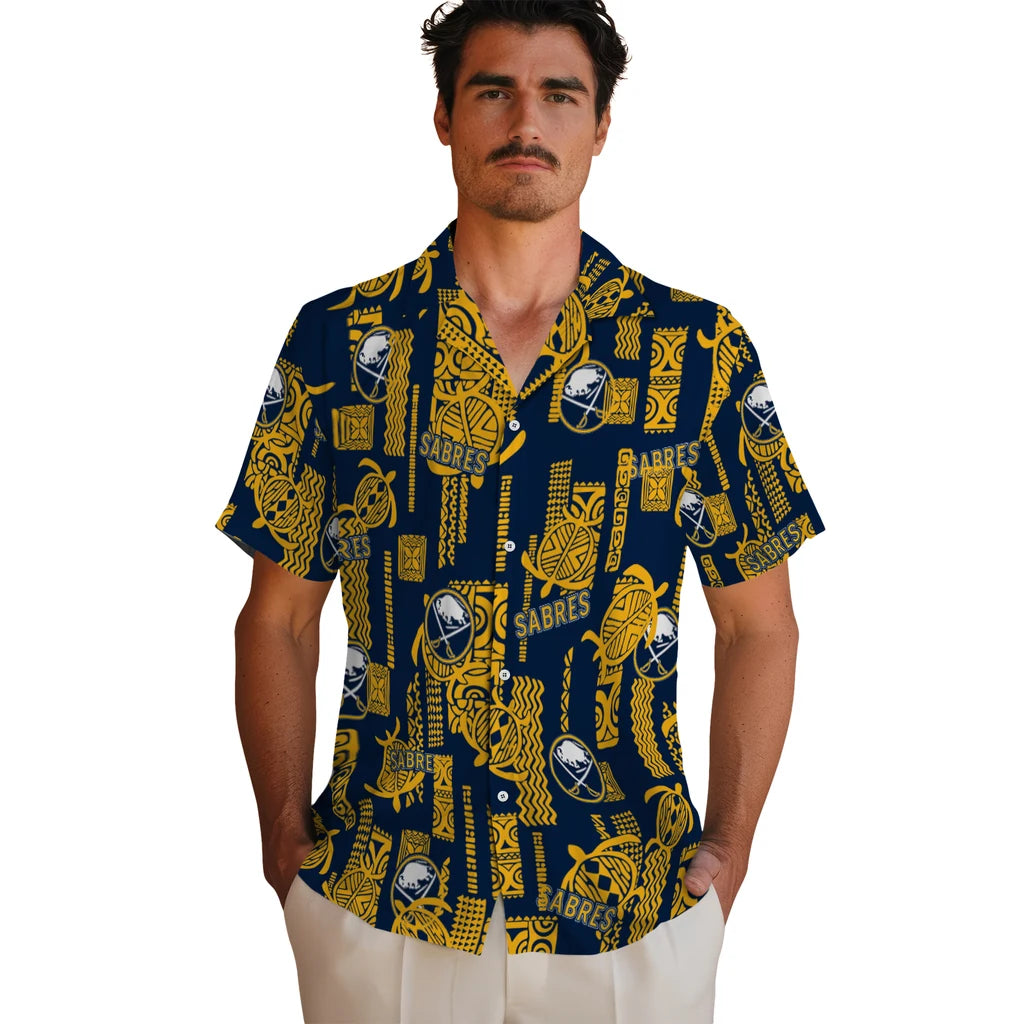 Buffalo Sabres Hawaiian Shirt - Turtle Lines – Moonbestprint