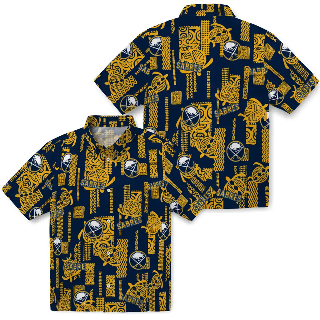 Buffalo Sabres Hawaiian Shirt - Turtle Lines – Moonbestprint