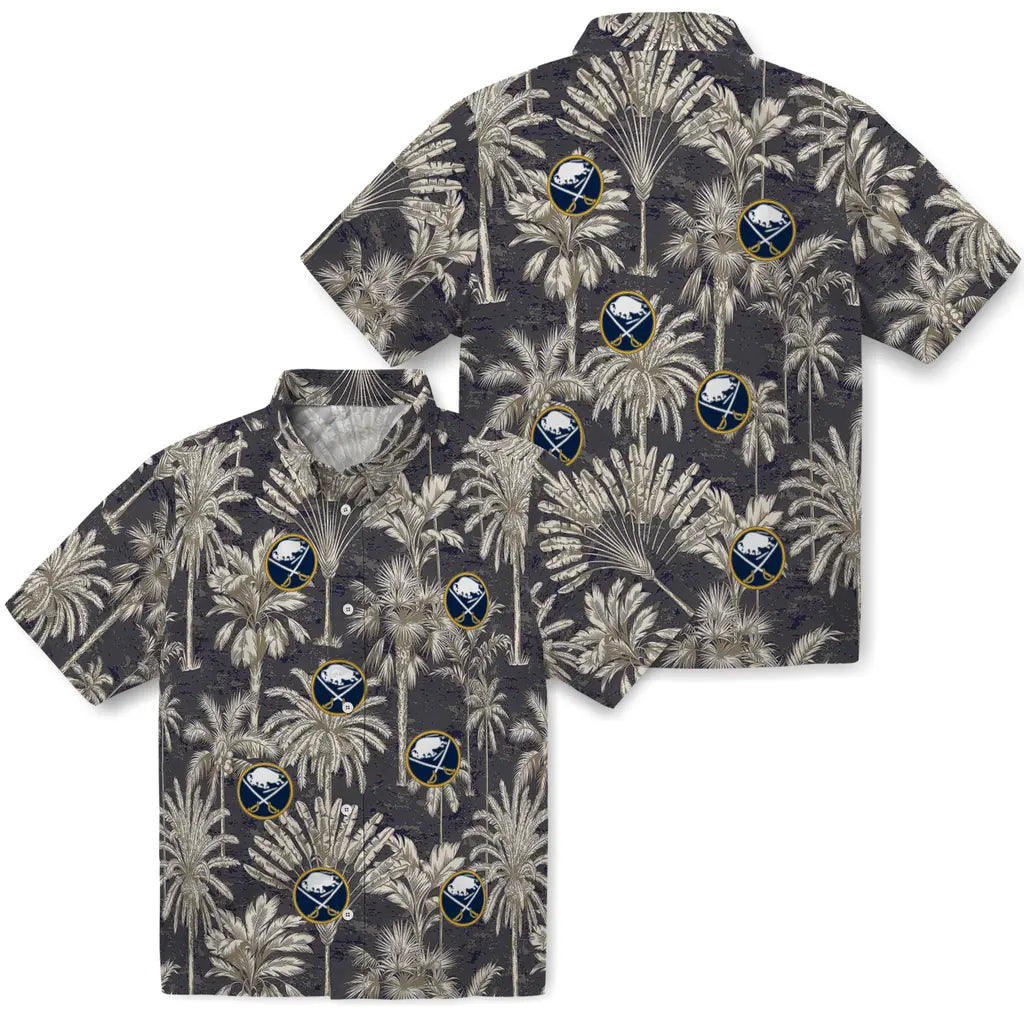 Buffalo Sabres Hawaiian Shirt - Vintage Palm Tree – Moonbestprint