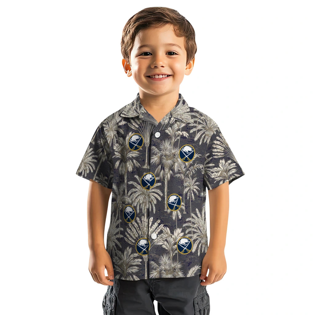 Buffalo Sabres Hawaiian Shirt - Vintage Palm Tree – Moonbestprint
