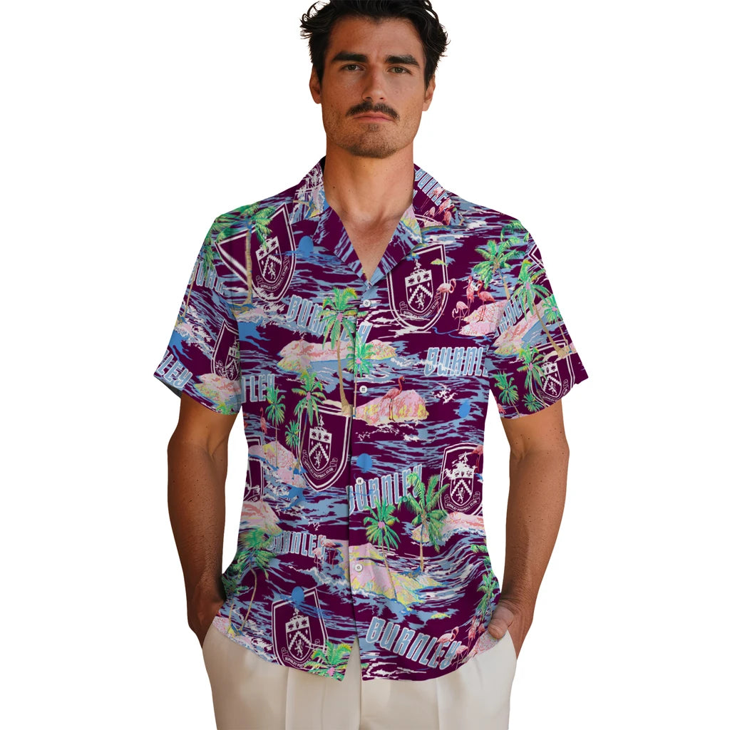 Burnley Flamingo Retreat 2026 Hawaiian Shirt – Moonbestprint