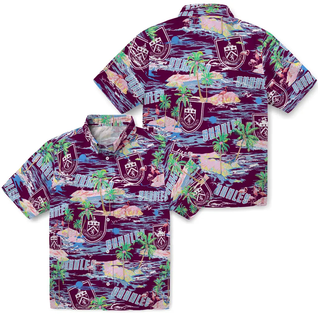 Burnley Flamingo Retreat 2026 Hawaiian Shirt – Moonbestprint