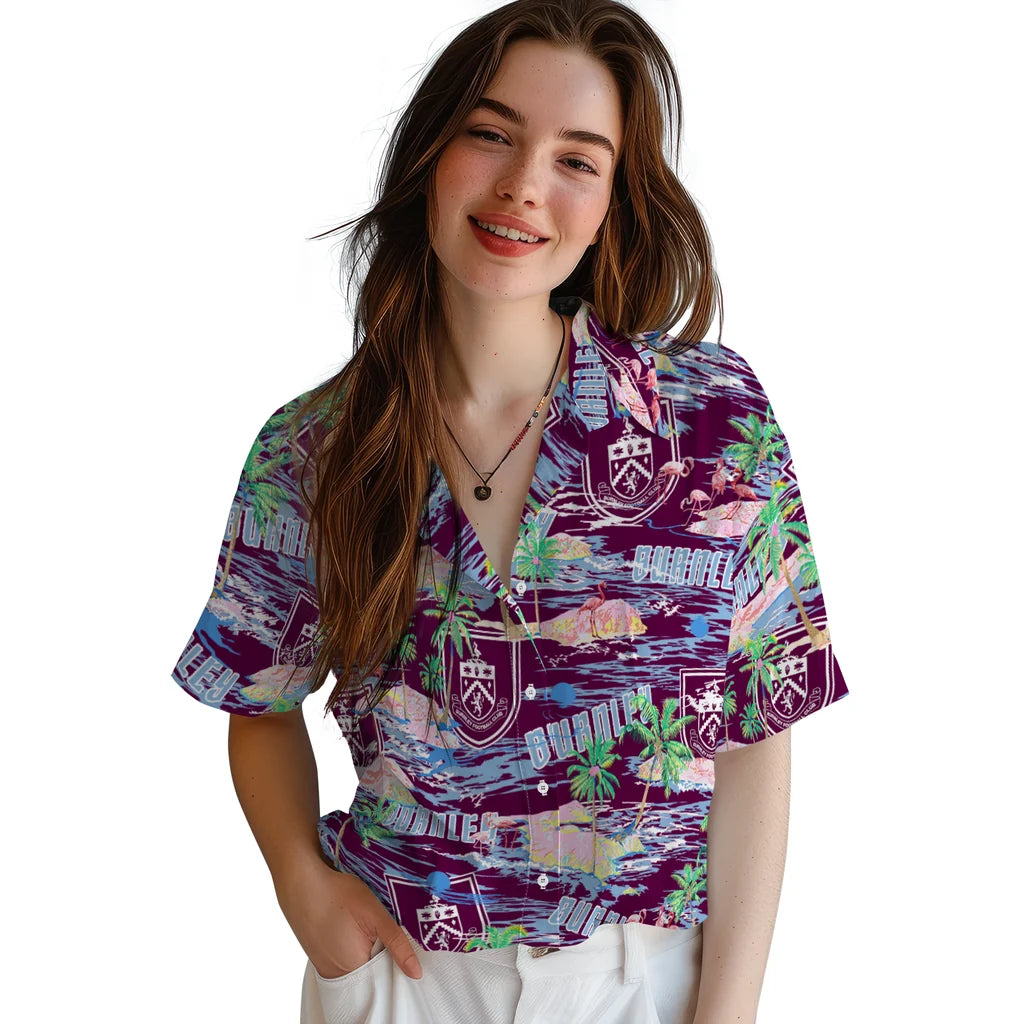 Burnley Flamingo Retreat 2026 Hawaiian Shirt – Moonbestprint