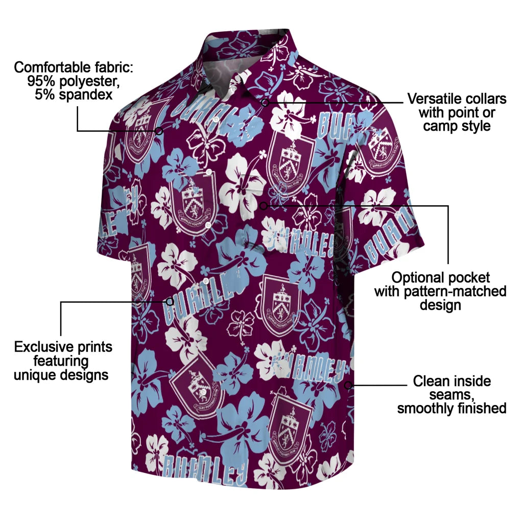 Burnley Hibiscus Bloom Hawaiian Shirt – Moonbestprint