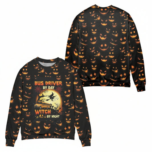 Bus Driver By Day Halloween Sweater 3D ? Usalast