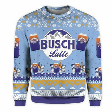 Busch Latte Ugly Christmas Sweater 2022 ? Usalast