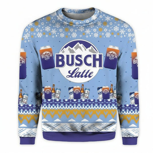 Busch Latte Ugly Christmas Sweater 2022 ? Usalast