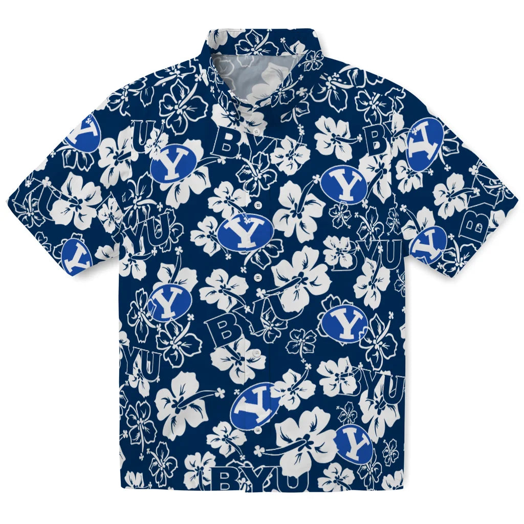 BYU Cougars Hibiscus Bloom Hawaiian Shirt – Moonbestprint