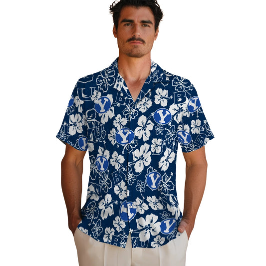 BYU Cougars Hibiscus Bloom Hawaiian Shirt – Moonbestprint
