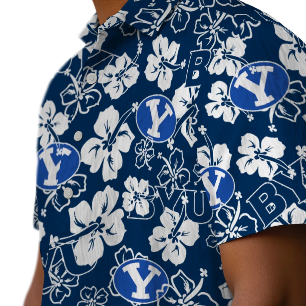 BYU Cougars Hibiscus Bloom Hawaiian Shirt – Moonbestprint
