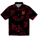 Calgary Flames Hawaiian Shirt - Bamboo Branches | Moonbestprint