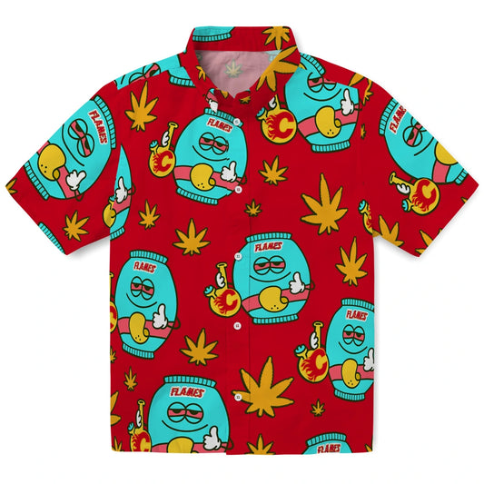 Calgary Flames Hawaiian Shirt - Chill Vibe - Moonbestprint