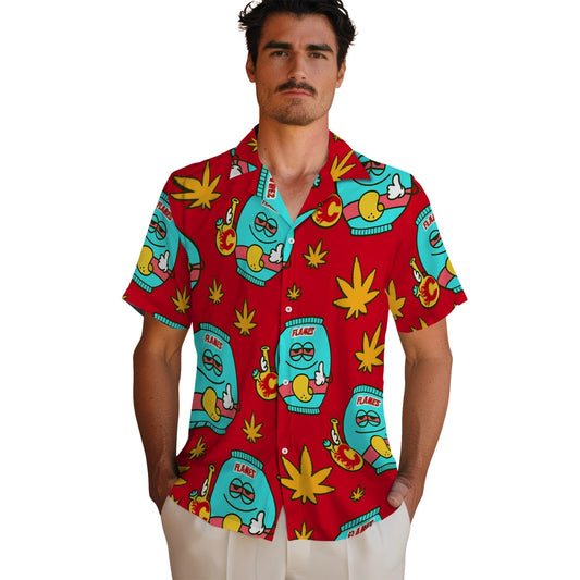 Calgary Flames Hawaiian Shirt - Chill Vibe - Moonbestprint