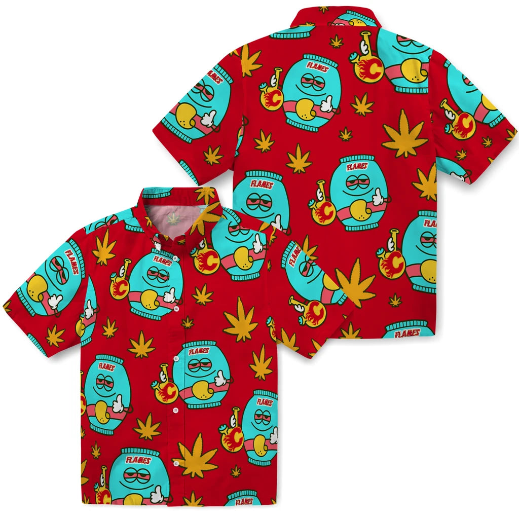 Calgary Flames Hawaiian Shirt - Chill Vibe – Moonbestprint