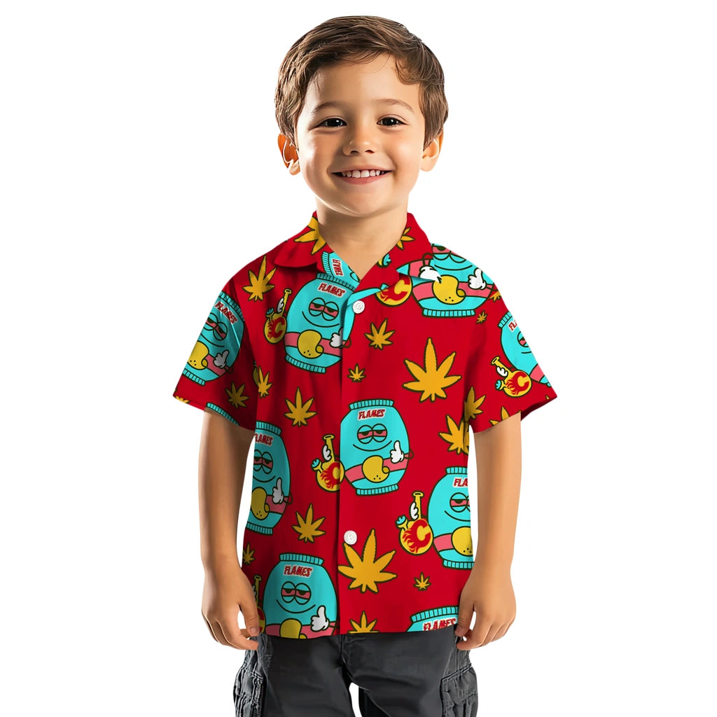 Calgary Flames Hawaiian Shirt - Chill Vibe – Moonbestprint