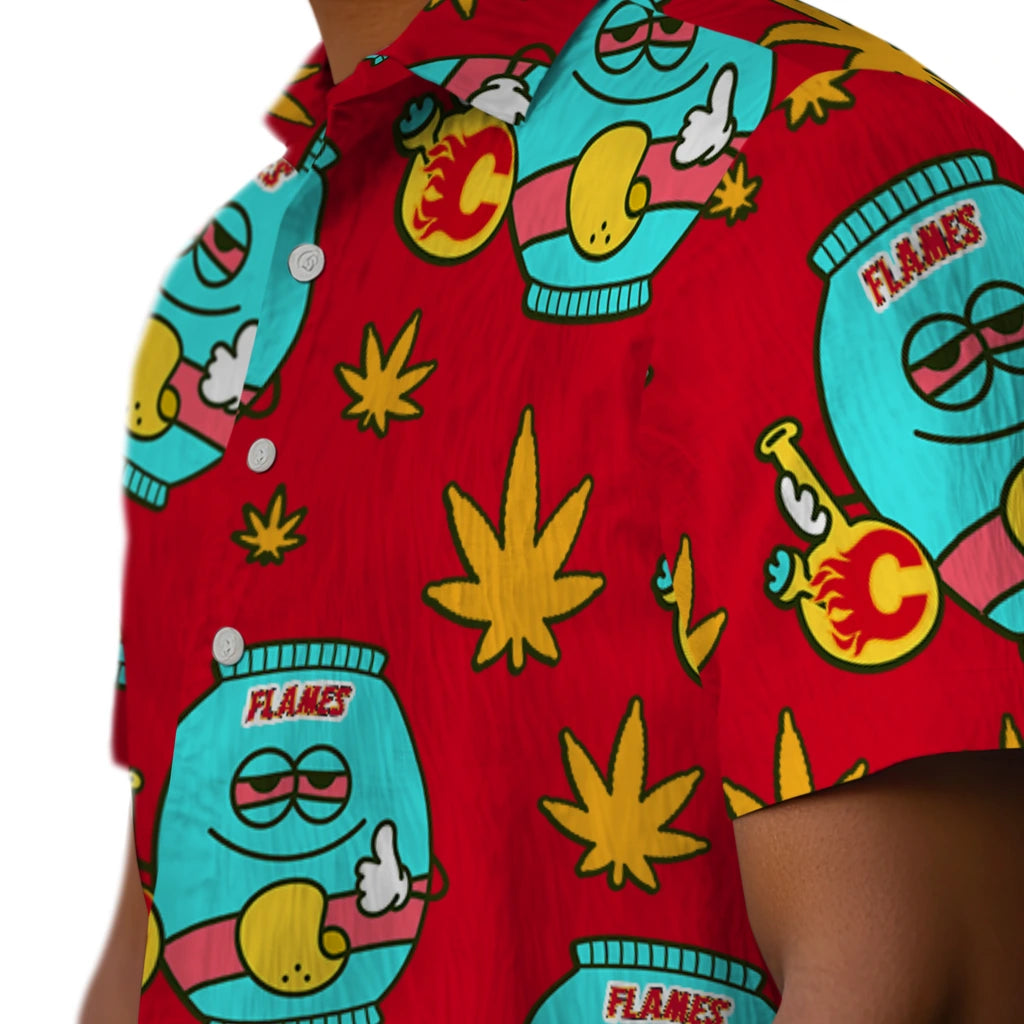 Calgary Flames Hawaiian Shirt - Chill Vibe – Moonbestprint