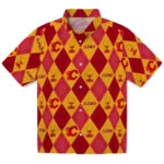 Calgary Flames Hawaiian Shirt - Golfing Plaid | Moonbestprint